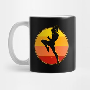 kickboxer girl, fighter woman Mug